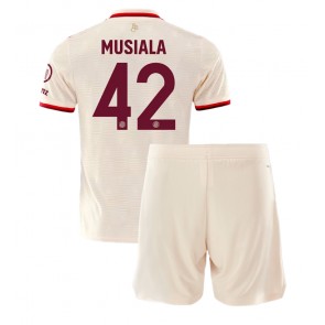 Bayern Munich Jamal Musiala #42 Dětské Alternativní dres komplet 2024-25 Krátký Rukáv (+ trenýrky)